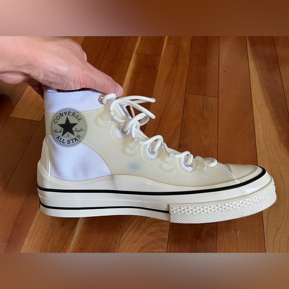Converse Street Utility Chuck 70 Utility High Top sz 8.5 White/Egret/Black - Picture 7 of 7